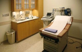 Doctor's office examination room